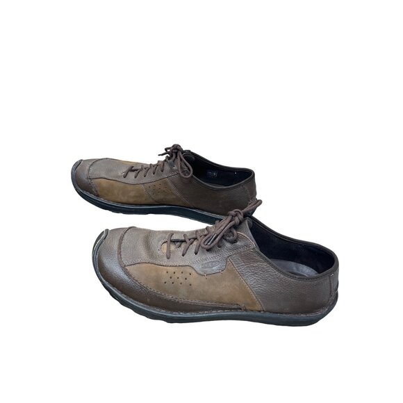 Keen Cush Mens Brown leather casual walk shoes sneakers sz 15 SKU 9605 - Picture 4 of 16